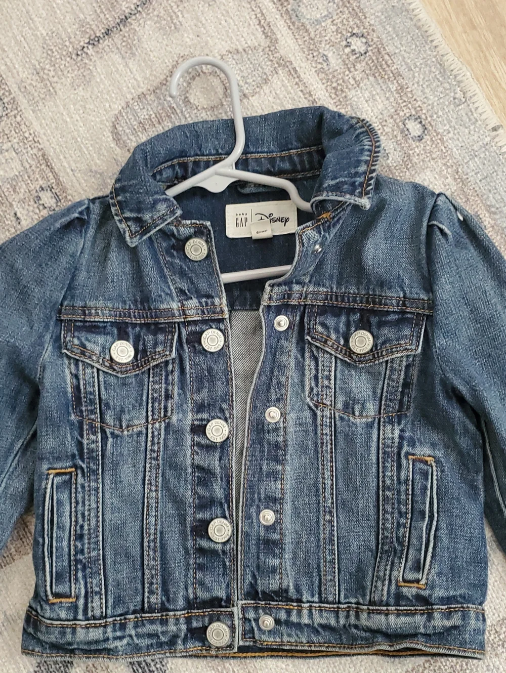 Gap X Disney Toddler Girls Minnie Mouse Denim Jean Jacket Sz4